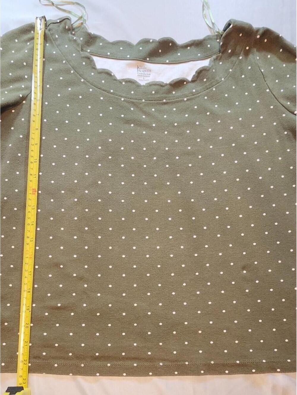 Kim Rogers Green short sleeve top